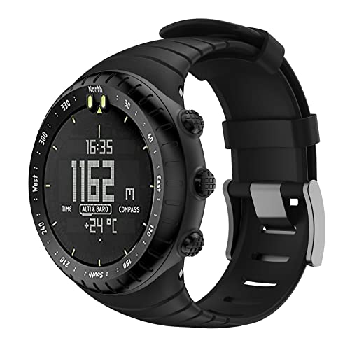 YASPARK S-uunto Core Correa, Silicona Suave Bandas Repuesto Accesorio Deportiva Pulsera para S-uunto Core Smart Watch