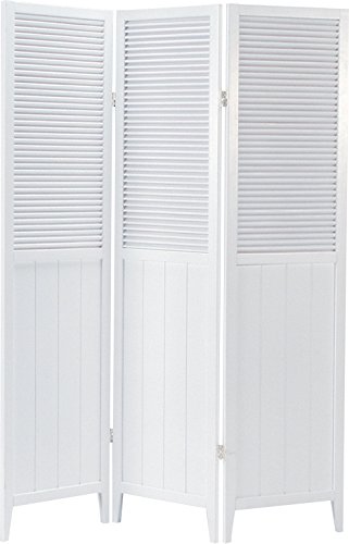 Amazon｜完成品 北欧風でおしゃれ 天然木シンプルなパーテーション 3蓮 