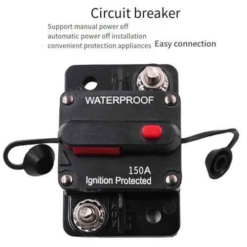 Disyuntor de CC de 12-48 V 150A resistente al agua con materiales robustos 5