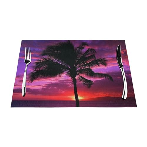 Sets de table faciles à nettoyer et antidérapants pour protéger la table du repas - 7