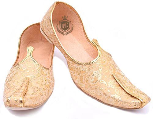 Unique Sports Craft Mens Ethnic Juttis Mojaris & Partys Shoes ll Mens Voilet Blue Loafers Shoes (B09LCNKB35) Amazon Price History, Amazon Price Tracker