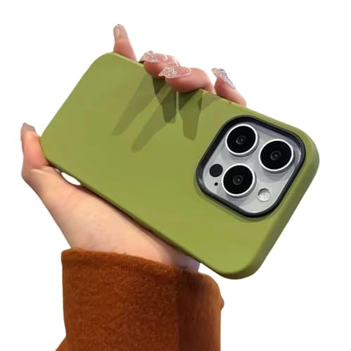 Coque iPhone 14 Pro silicone vert pour un style urbain doux