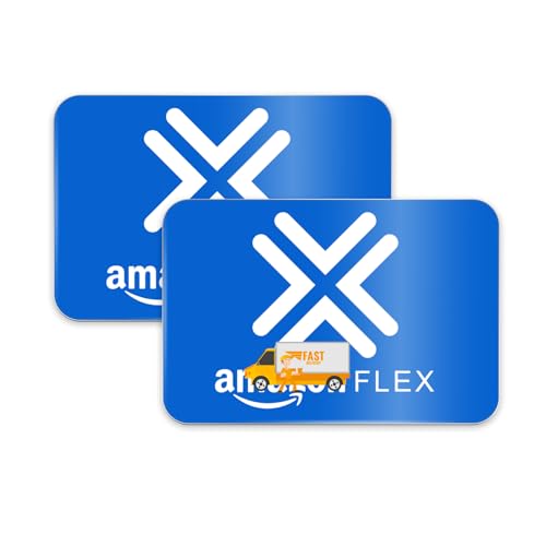 Flex Delivery Driver Car Sign Magnet Car Signs 2-Pack Reflective Vehicle Magnets for Car Strong Waterproof Magnetic Delivery Sign 12 x 8 Blue