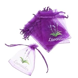 PartyKindom 50 Stück Lavendel Duftsäckchen