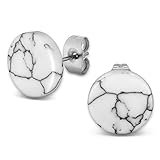 Originell und stylisch zugleich! Ob in weiß, blau oder türkis, diese schicken Ohrstecker in Marmor-Optik geben Ihrem Outfit den letzten Schliff.