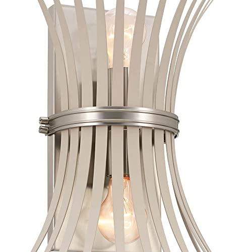 Image of Kichler Baile 16.2 Inch 2 Light Wall Sconce in Natural Brass and Black