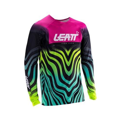 Maillot Leatt Moto 5.5 ULTRAWELD Tigre Rose S pour motocross et enduro de haute performance