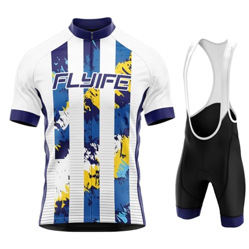 Tenue cycliste manche courte homme avec short et maillot de cyclisme TYP-1