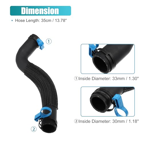 X AUTOHAUX Radiator Coolant Outlet Hose 85135098 23416973 for Chevrolet Malibu 2016 2017 2018 2019 2020 2021 2022 4 Cyl 1.5L Radiator Lower Hose by X AUTOHAUX - Image 6
