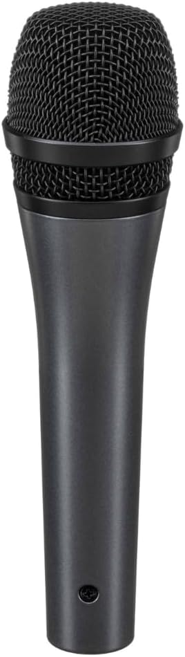 Sennheiser E 835-S Cardioid Dynamic Vocal Microphone Bundle w/Pig Hog PHM10 8mm Mic Cable Polishing Cloth