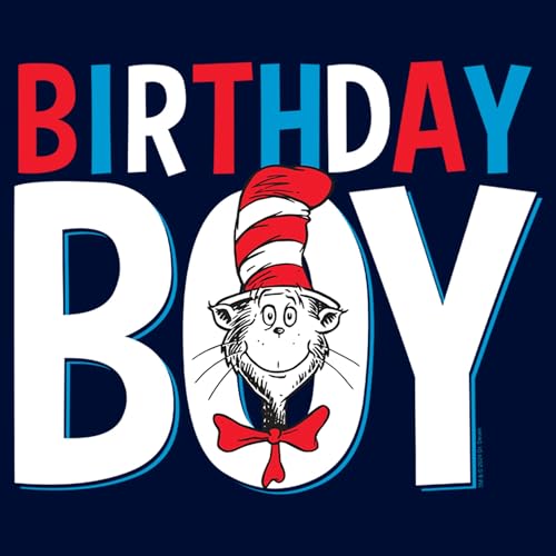 Boy's Dr. Seuss Cat in The Hat Birthday Boy T-Shirt2