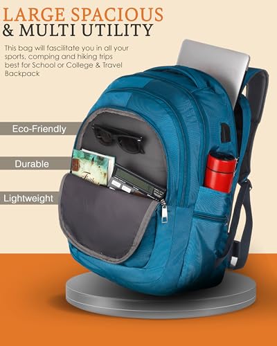 Image of Dhariwal Bags Exclusive For Railway Running Staff Backpack 4 compartments /Stylish and Trendy Backpacks for Unisex /Water Resistant and Lightweight Bags /Easy to Carry