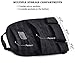 Tacticool Car Seat Back Organizer - Upgraded Tactical Molle Vehicle Panel Universal Fit Car Seat Cover Protector with Extra USA Flag Patch (Black)