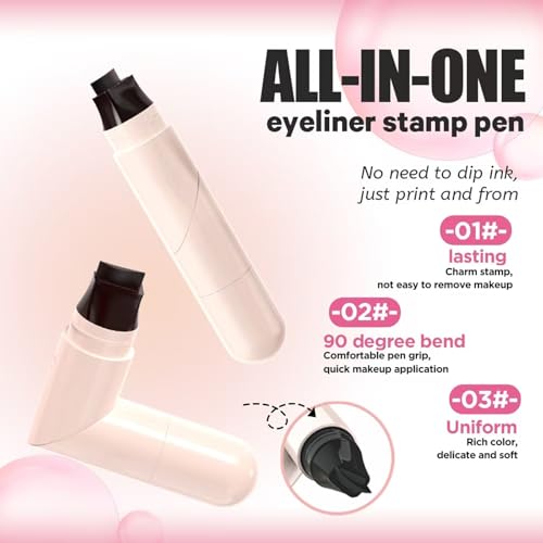 Delineador de ojos negro con sello para alas miniatura 4