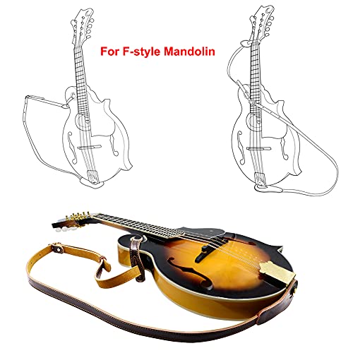 rayzm sangle de mandoline / mandoline Strap, bracelet en cuir avec dos en daim, ceinture en cuir de qualité pour… - Les Beatles, Paul McCartney, John Lennon, RIngo Starr, George Harrison rayzm sangle de mandoline / mandoline Strap, bracelet en cuir avec dos en daim, ceinture en cuir de qualité pour… – Image 7