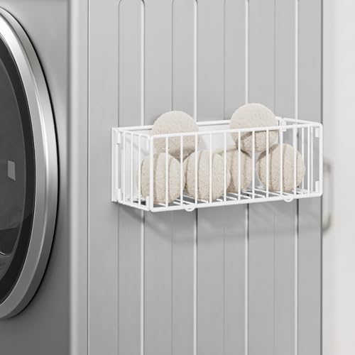 Dryer Ball Holder Container Fabric Softener Dispenser Balls Holder White