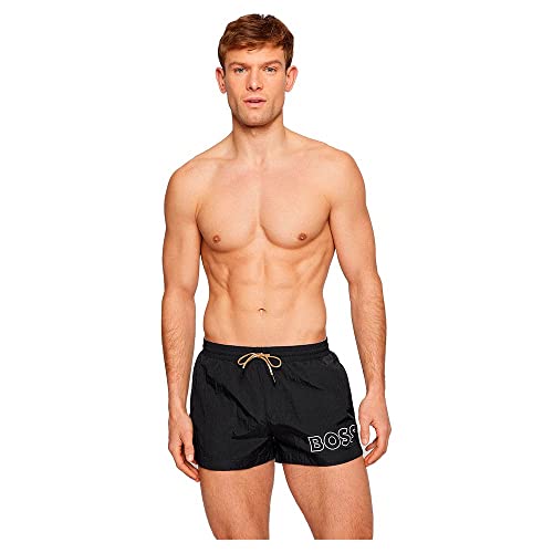 BOSS Herren Mooneye Badehose, Black5, L EU
