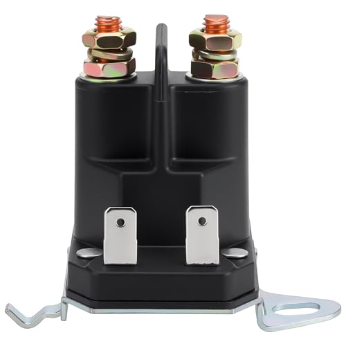 Cnornus Relé de arranque, interruptor solenoide de 12 V para Trombetta 862-1241-211-12 cortacésped moto de nieve carrito de golf tractores de césped 532192507