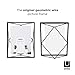 Umbra Prisma Picture Frame, 5x7 Metal Photo Display for Desk or Wall, 5