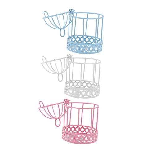 Beatifufu 3pcs Mini Birdcage Ornament Dining Room Table Decor House Decorations for Home Jewerly Box Box Desktop Birdcage Ornaments Home Shelf Decor Candlestick Holder Mini Bird Cage Decor