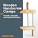 POWERTEC 71839 Wooden Handscrew Clamp- 12 Inch | Hand Screw Clamps for Woodworking, 2 PK