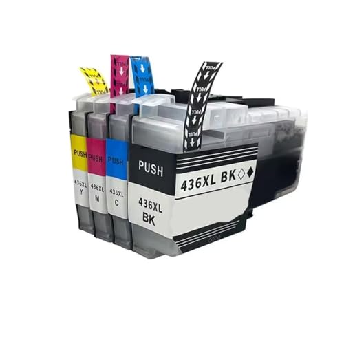 Cartouche LC436XL Brother MFC-J5955DW J6555DW encre couleur pour imprimante jet d'encre