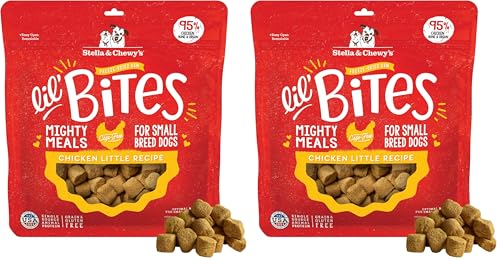 Stella & Chewy's Freeze-Dried Raw Lil' Bites Chicken Little Recipe Small Breed Dog Food, 7 oz. Bag (Pack of 2) - image 1