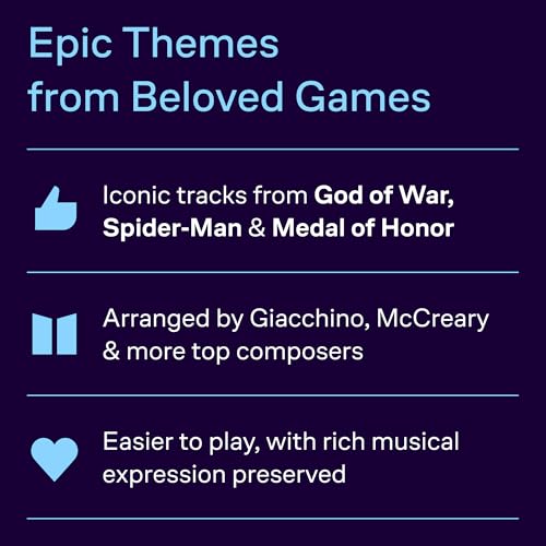 Popular Video Game Themes - Easy Piano Solo | Intermediate Piano Sheet Music for Gamers and Students | 24 Video Game Songbook Selections for Recitals and Home Practice | Piano Music Book for Teachers - image 2