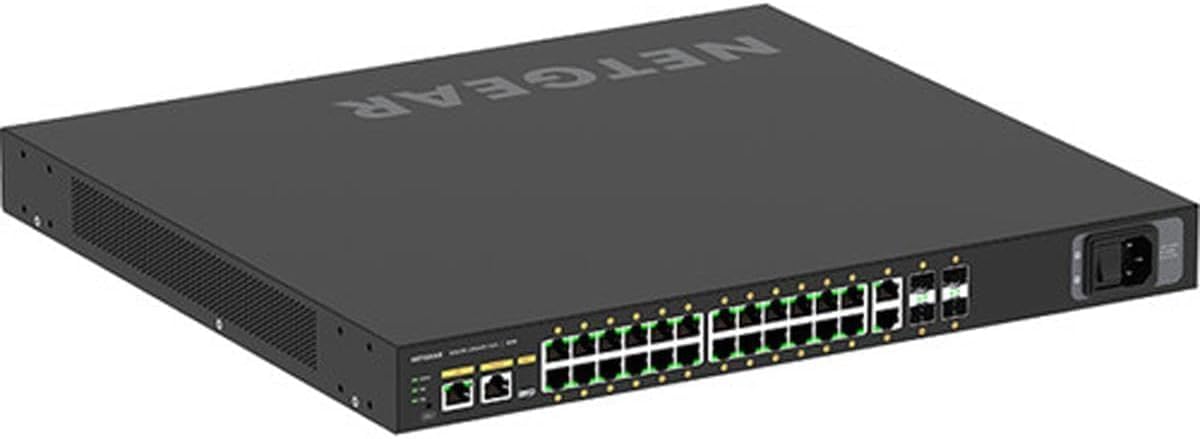 Amazon.co.jp: Netgear M4250-26G4XF-PoE+ AVラインマネージドスイッチ
