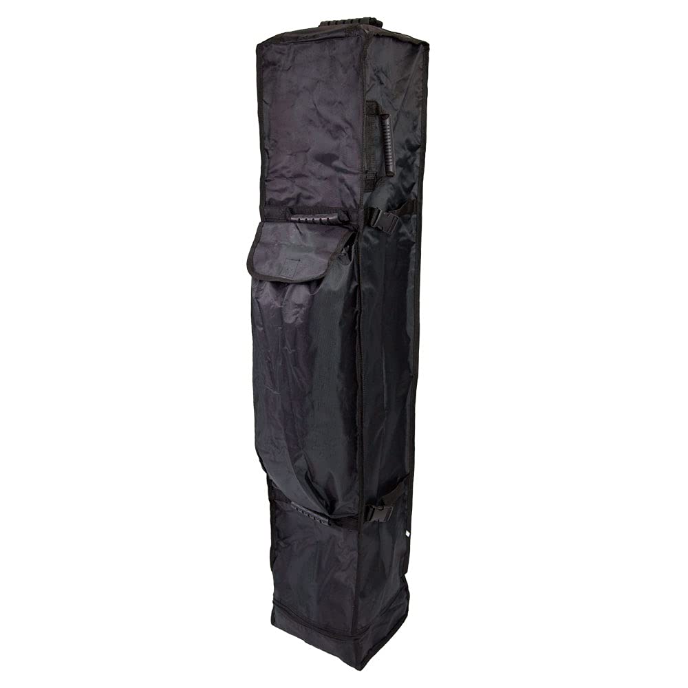 Vispronet - Heavy Duty 13ft x13ft Canopy Bag with Wheels - Large Exterior Pocket - Handle and Wheels Makes for Easy Transportation - Clip Closure Allows Easy Opening and Closing of The Bag