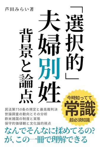 選択的夫婦別姓問題 背景と論点: なんでそんなに揉めてるの?が､この一冊で理解できるのサムネイル