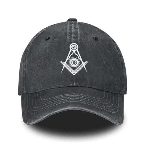 Image of Embroidered Baseball Cap for Women Men Vintage Adjustable Washed Distressed Denim Baseball Hat