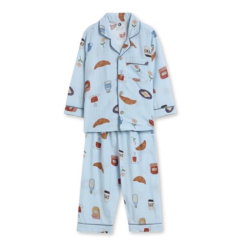 Image of Bamboo Cotton Printed Night Suit for Baby | Sleepwear for Babies | Winter Pajama Set for Kids | Night wear for Baby