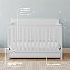 Graco Hadley 5-in-1 Convertible Crib with Drawer – GREENGUARD Gold Certified, Fits Standard Crib Mattress, Converts to Toddler Bed, Daybed and Full Bed, 4 Adjustable Mattress Heights (White) #1