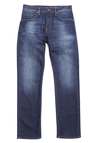 Mavi Men's Zach Dark Williamsburg, Blue, 40x32