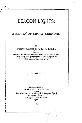Beacon Lights, A Series of Short Sermons