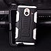Cocomii Robot Armor Nokia Lumia 640 XL Belt Clip Holster Case, Slim Thin Matte Kickstand Swivel Belt Clip Holster Reinforced Drop Protection Fashion Bumper Cover for Nokia Lumia 640 XL (White)
