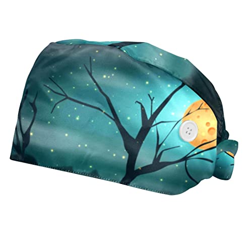Chapeaux de travail respirants JDEZ : lot de 2 casquettes bouffantes pour hommes et femmes