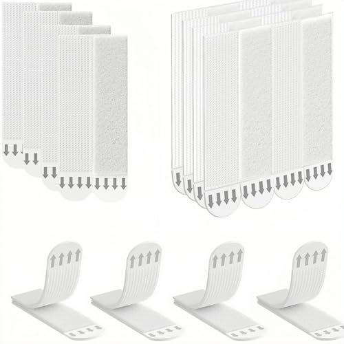 Image of CableCreation Picture Hanging Strips 14 Pairs, Heavy Duty Large Frame Hanger, Wall Hanging Strips, Pictures Hanging Kit Without Nail, Damage-Free Adhesive Poster Strips for Home Decor, Art, Mirror