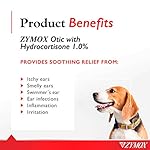 Zymox Otic Enzymatic Solution for Dogs and Cats to Soothe Ear Infections with 1% Hydrocortisone for Itch Relief, 1.25oz - Image 2