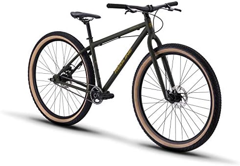 Redline Bikes Monocog 29 Single Speed Mountain Bike 17" Frame, Green, 17"/Medium