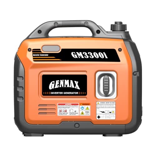 GENMAX Portable Generator,3300W Ultra-Quiet Gas Engine, EPA Compliant, Eco-Mode Feature, Ultra Lightweight for Backup Home Use & Camping (GM3300i) - Image 4
