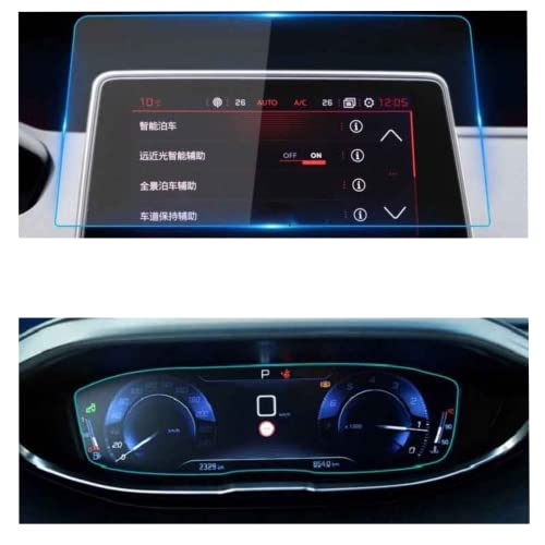 Verre trempé Peugeot 3008 5008 protection écran LCD anti-rayures et anti-traces