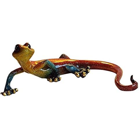 Aljec Medium Red Speckled Gecko, Metal, 23 x 15 x 8 cm Cover