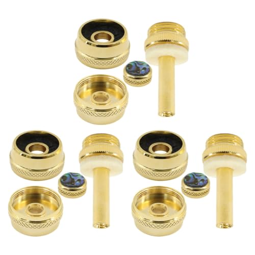 Boutons de trompette en métal or 12 pièces pour réparation et remplacement