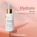 Groomie Hyaluronic Acid Serum for Face - Anti-Aging Facial Serum Helps Reduce Wrinkles & Fine Lines - Hydrating & Rejuvenating Skin Care for Plump, Smooth & Supple Skin - Non-Irritating Formula