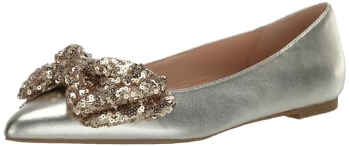 Jack Rogers Women's Debra Ballet-Leather/Sequins Flat