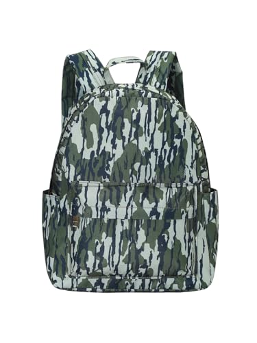 Green camo backpack