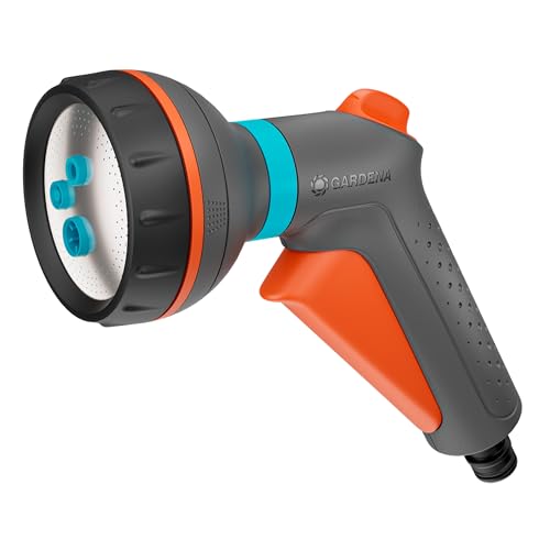 Gardena Pistolet Multi-Applications Classic Pulvérisateurs et Buses: Pulvérisateur de Tuyau d’arrosage Multifonction, pour Le Nettoyage et l’arrosage...