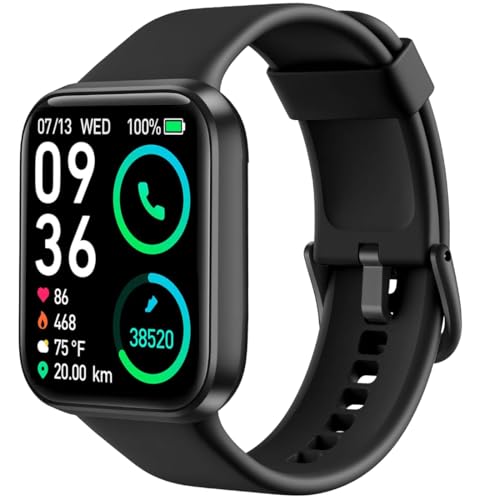Bouncefit M I D116 Fitness Band Smart Watch for Men, Women, Boys, Girls, Kids – Single Touch Interface, Water Resistant, Workout Modes, Quick Charge Sports Smartwatch – I